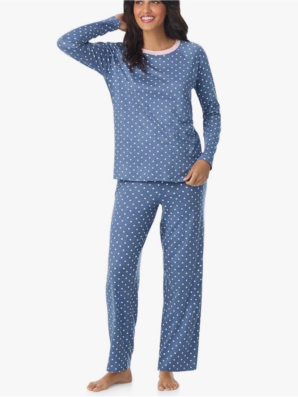 Cuddl Duds Matching Pajama and Lounge Set Blue XXL NWT